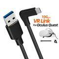 PQ102 Høyhastighets USB-C-kabel for PC-VR til Meta Quest 2/3/3S - 1.5m/10Gbps - svart