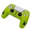 PS5 DualSense-kontroller: Silikonetui med 2 joystick-hetter - grønn