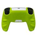 PS5 DualSense-kontroller: Silikonetui med 2 joystick-hetter - grønn