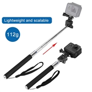 PULUZ PU55 Teleskopisk selfiestick for GoPro- og DJI-actionkameraer - 20-97cm