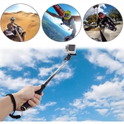 PULUZ PU55 Teleskopisk selfiestick for GoPro- og DJI-actionkameraer - 20-97cm