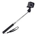 PULUZ PU55 Teleskopisk selfiestick for GoPro- og DJI-actionkameraer - 20-97cm