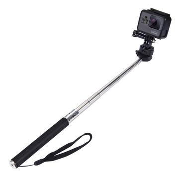PULUZ PU55 Teleskopisk selfiestick for GoPro- og DJI-actionkameraer - 20-97cm