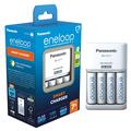 Panasonic Eneloop BQ-CC17 Smart batterilader med 4x AA oppladbare batterier 2000mAh