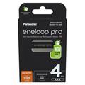 Panasonic Eneloop Pro BK-4HCDE/4BE oppladbare AAA-batterier 930mAh - 4 stk.