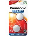Panasonic Mini CR2025-batteri 3V - 2 stk.