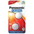 Panasonic Mini CR2032-batteri 3V - 2 Stk.
