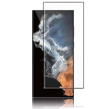 Panzer Premium Curved Samsung Galaxy S23 Ultra 5G Skjermbeskytter - Svart