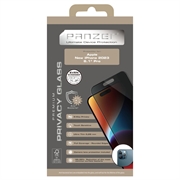 iPhone 15 Pro Panzer Premium Full-Fit Privacy Skjermbeskytter Panzerglass
