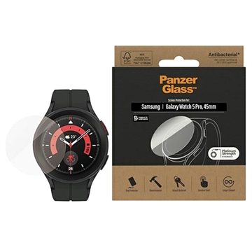 PanzerGlass AntiBacterial Samsung Galaxy Watch5 Pro Skjermbeskytter - 45mm