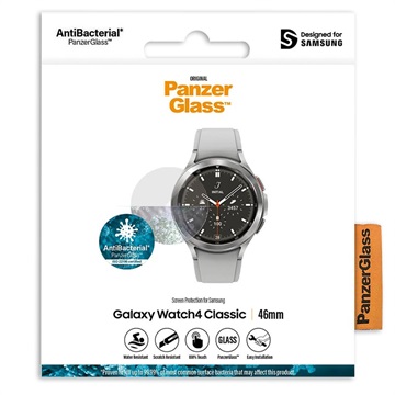 PanzerGlass AntiBacterial Samsung Galaxy Watch4 Classic Skjermbeskytter