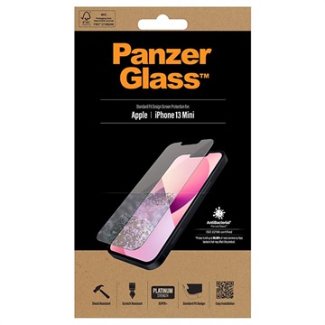 PanzerGlass AntiBacterial iPhone 13 Mini Skjermbeskytter i Herdet Glass