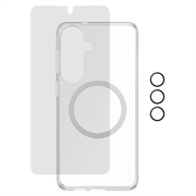 Samsung Galaxy S26+ PanzerGlass Care 3-i-1 personvernpakke - gjennomsiktig