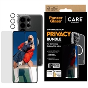 Samsung Galaxy S26 Ultra PanzerGlass Care 3-i-1 personvernpakke - gjennomsiktig