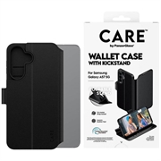 Samsung Galaxy A57 PanzerGlass Care Feature Lommebokveske med stativ - Svart