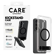 Samsung Galaxy S26+ PanzerGlass Care Kickstand-deksel - MagSafe-kompatibel - Klar / Svart