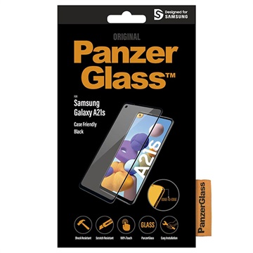 PanzerGlass Case Friendly Samsung Galaxy A21s Skjermbeskytter - Svart