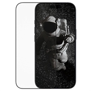 iPhone 17/16 Pro PanzerGlass Ceramic II Protection Ultra-Wide Fit EasyAligner Beskyttelsesglass - 9H - svart kant