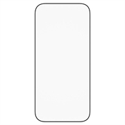 iPhone 17/16 Pro PanzerGlass Ceramic II Protection Ultra-Wide Fit EasyAligner Beskyttelsesglass - 9H - svart kant