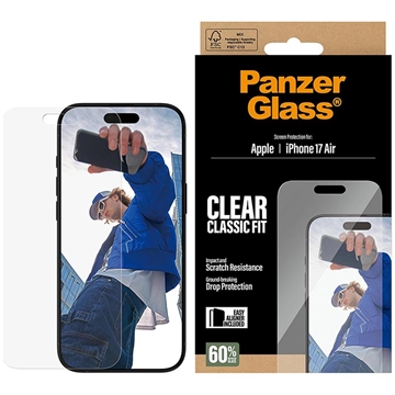 iPhone Air PanzerGlass Classic Fit EasyAligner Beskyttelsesglass - 9H
