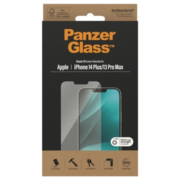 PanzerGlass Classic Fit iPhone 13 Pro Max/14 Plus Skjermbeskytter