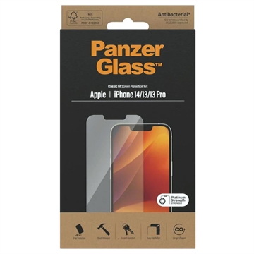 PanzerGlass Classic Fit iPhone 13/13 Pro/14 Skjermbeskytter