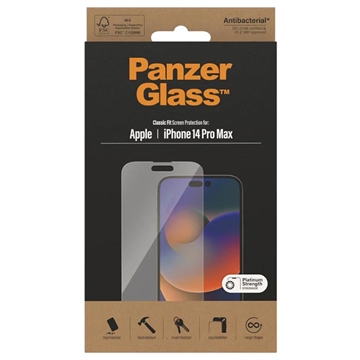 PanzerGlass Classic Fit iPhone 14 Pro Max Skjermbeskytter
