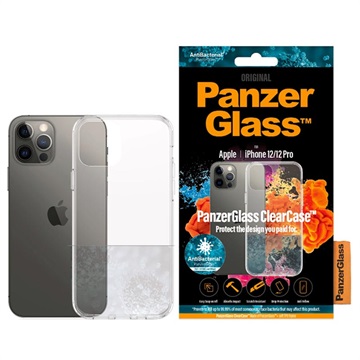 PanzerGlass ClearCase iPhone 12/12 Pro Antibakteriell Deksel - Klar