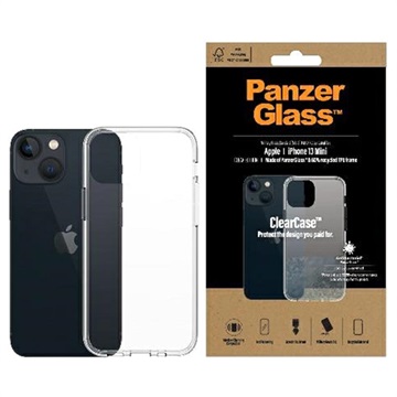 PanzerGlass ClearCase iPhone 13 Mini Antibakteriell Deksel