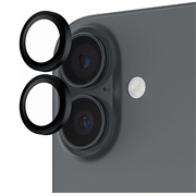 iPhone 17/16/16 Plus PanzerGlass Hoops kameralinsebeskytter med bøyler - Svart