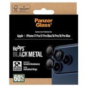 iPhone 17 Pro/17 Pro Max/16 Pro/16 Pro Max PanzerGlass Hoops kameralinsebeskytter med bøyler - Svart