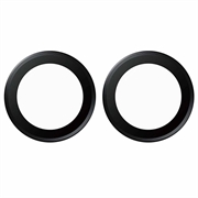 iPhone Duo PanzerGlass Hoops kameralinsebeskytter med bøyler - Svart