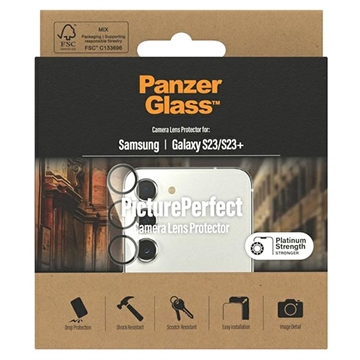PanzerGlass PicturePerfect Samsung Galaxy S23 5G/S23+ 5G Kameralinsebeskytter
