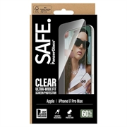 iPhone 17 Pro Max PanzerGlass Safe Ultra-Wide Fit Beskyttelsesglass - 9H - Klar
