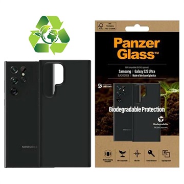Samsung Galaxy S22 Ultra 5G PanzerGlass Biologisk Nedbrytbart Deksel - Svart