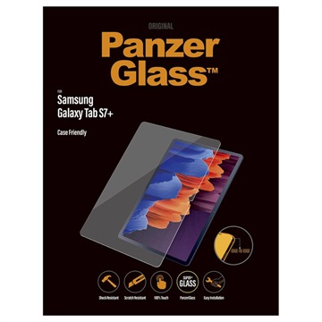 PanzerGlass Case Friendly Samsung Galaxy Tab S7+/S8+ Skjermbeskytter (Åpen Emballasje - Utmerket) - Klar