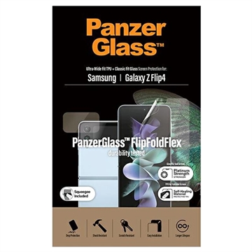 PanzerGlass Ultra-Wide Fit Samsung Galaxy Z Flip4 Skjermbeskytter