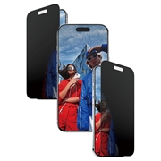 iPhone Air PanzerGlass Ultra-Wide Fit EasyAligner 2-Way Privatliv Beskyttelsesglass - 9H - svart kant