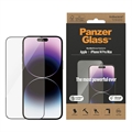iPhone 14 Pro Max PanzerGlass Ultra-Wide Fit EasyAligner Skjermbeskytter - Svart Kant