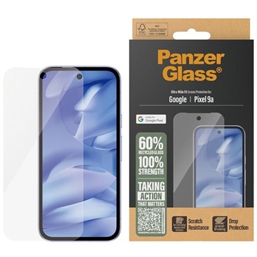 Google Pixel 9a PanzerGlass Ultra-Wide Fit EasyAligner Beskyttelsesglass - Klar