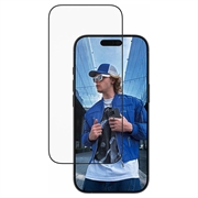 iPhone 17/16 Pro PanzerGlass Ultra-Wide Fit EasyAligner Beskyttelsesglass - svart kant