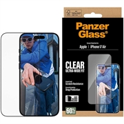 iPhone Air PanzerGlass Ultra-Wide Fit EasyAligner Beskyttelsesglass - svart kant