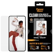 Samsung Galaxy S26+ PanzerGlass Ultra-Wide Fit m. FastFit In-A-Box Beskyttelsesglass - 9H - Klar