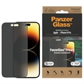 iPhone 14 Pro PanzerGlass Ultra-Wide Fit Privacy EasyAligner Skjermbeskytter - Svart Kant