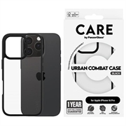 iPhone 16 Pro PanzerGlass Care Urban Combat-deksel - Svart / Gjennomsiktig