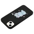 Kiss-serien iPhone 14 TPU-deksel med Stropp - Flodhest