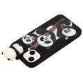 3D Figur Serie iPhone 14 TPU-deksel - Panda Familie