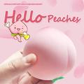 Fersken squishy antistress-leke for barn og voksne - rosa