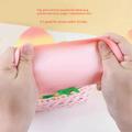 Fersken squishy antistress-leke for barn og voksne - rosa