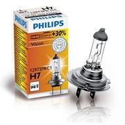 Philips H7 Vision +30% halogenpære til bil 12972PRC1